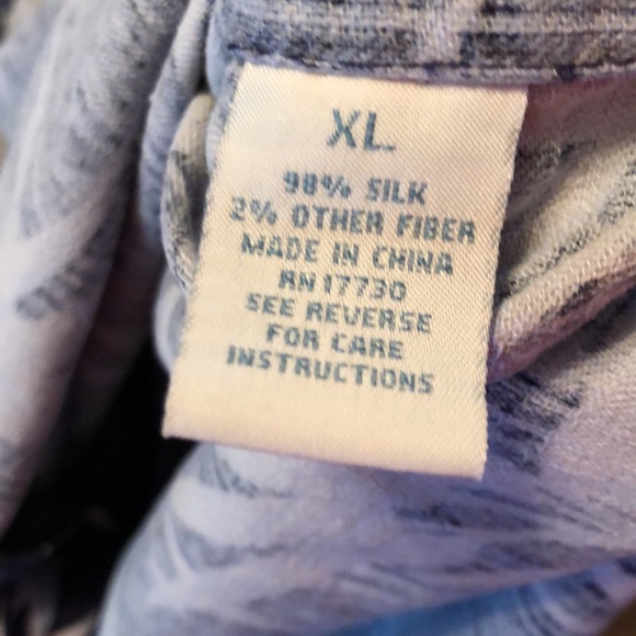 Breakwater Short Sleeve Hawaiian Palm Shirt Sz XL - Picture 8 of 11